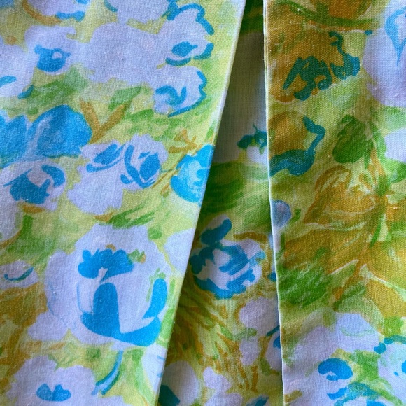 Vintage Floral Playsuit / Romper W/ Peter Pan Collar - Picture 10 of 14